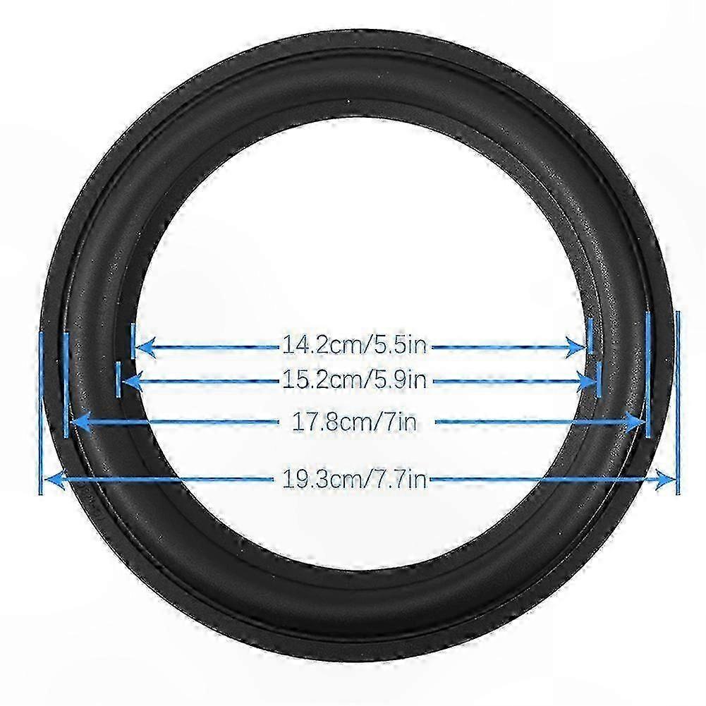 Replacement Foam Surround Kits for Speaker Repair - Pair of 8 Inch Subwoofer, Perfect for DIY Projects