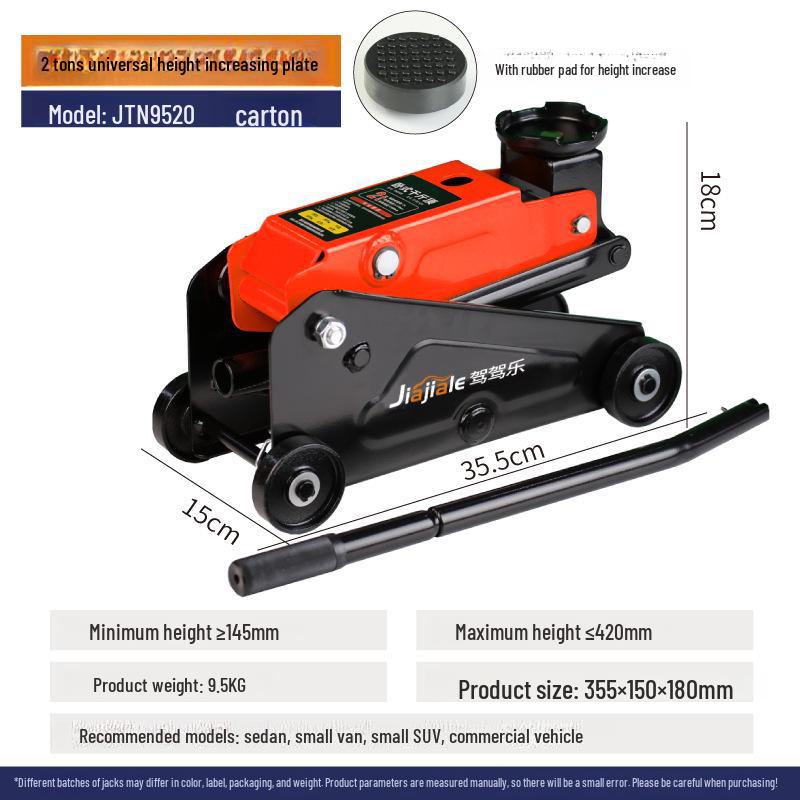 3-Ton Hydraulic Car Jack for SUVs & Vans