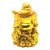 Buddha On Frog Idol Statue Showpiece Happiness and Money Wealth Sitting Idol for Home Decor Living Room Bedroom Office Table Decorative Diwali Gifts