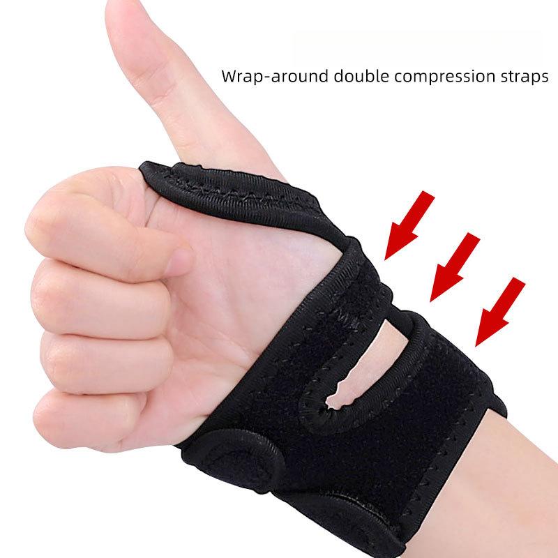 Wrap-around Sports Winding Straps Double Pressurized Fixed Wrist Guards Men's and Women's Fitness Sheaths Sweat-absorbing and Breathable Wrist Guards