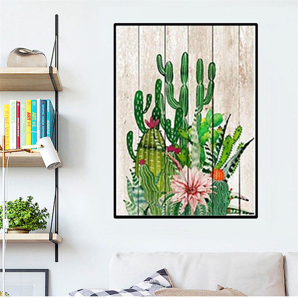 5d Diy Diamond Painting Mosaic Cactus Diamond Embroidery Scenery