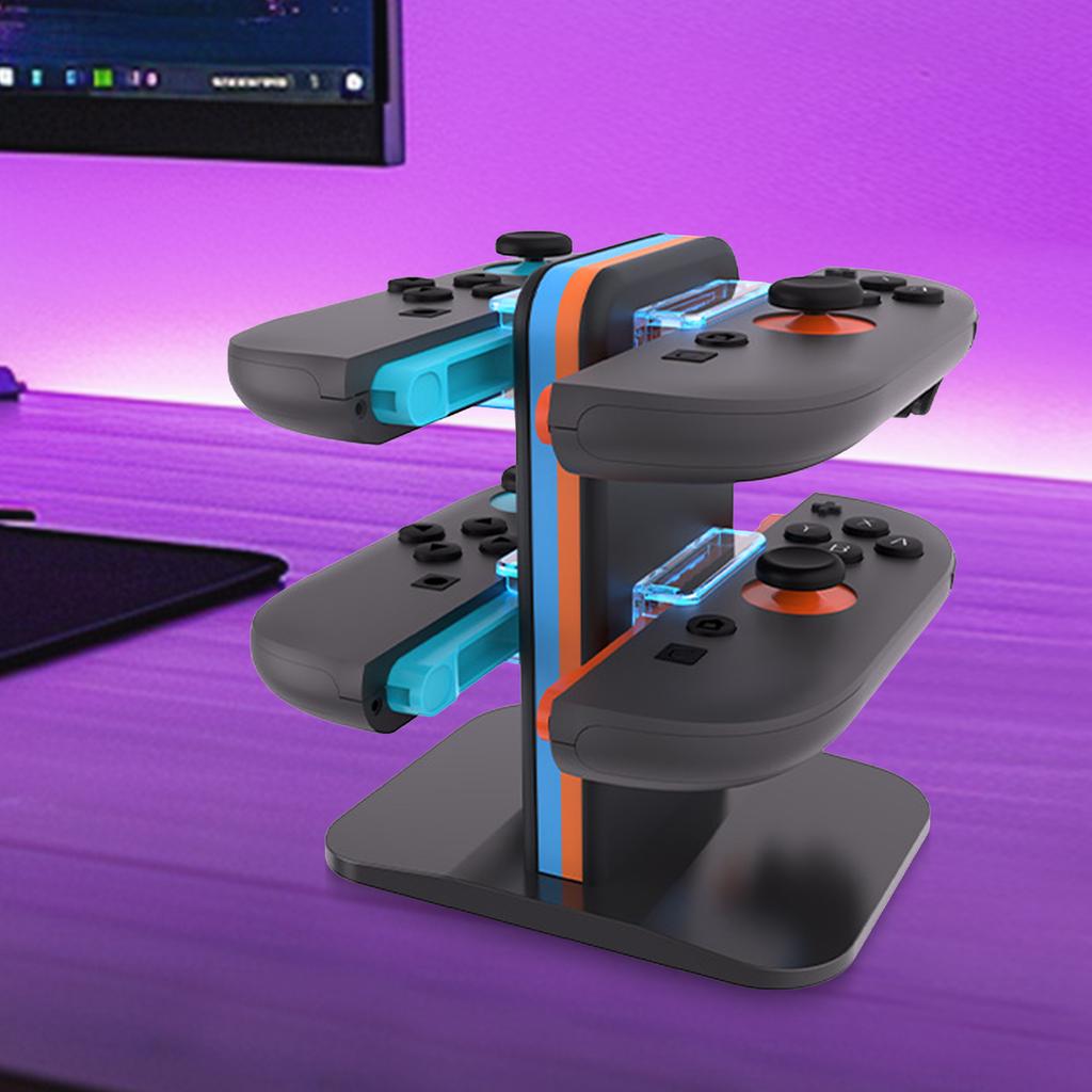 Controller Charger 4 In 1 Charging Station with LED Indicator for Nintendo Switch2 Joy-Con Accessories