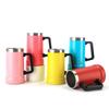 304 Stainless Steel Vacuum Insulated Coffee Tumbler with Handle - Portable Customizable Brazilian Beer Cup