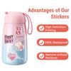50PCS Aesthetic Pink Ocean Stickers Pack Pink Summer Graffiti Beachy Stickers for Luggage, Journal, Laptop, Kindle, Scrapbook