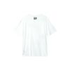 Puma Logo Print Round Neck Short Sleeve T-Shirt Unisex Tops White 623248-02
