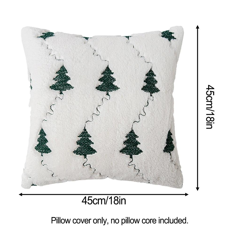

Для кровати Для гостиной Рождественские украшения Подушка Рождественская елка Наволочка Уютные ночи Квадратный плед Подушка Чехол