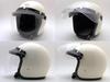 SPEED ADDICT DIN MARKET RT-1N FLIP UP SHIELD WHITE X SMOKE