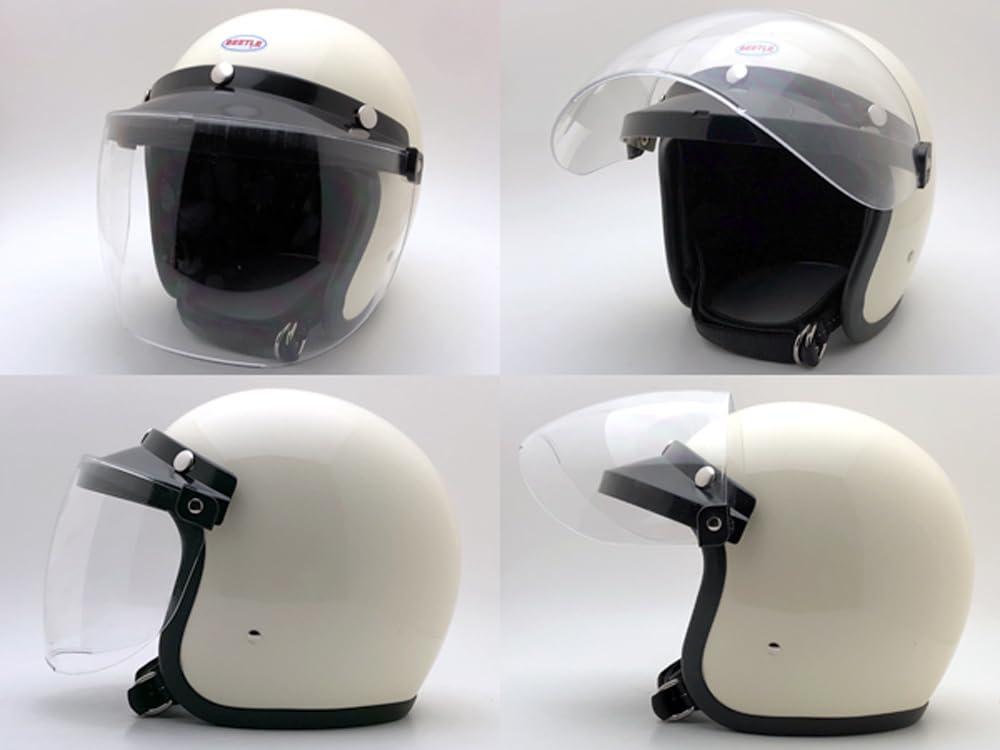 SPEED ADDICT DIN MARKET RT-1N FLIP UP SHIELD WHITE X SMOKE