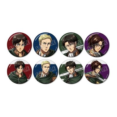 Attack on Titan Originalillustration Nach der Schlacht Sammel-Glitzer-Dosenabzeichen Box mit 8 Stück Version