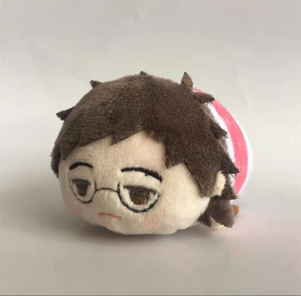 Bungou Stray Dogs Chibi Plush Keychain Atsushi Dazai Kunikida Cute Stuffed Doll Pendant Gift Toy