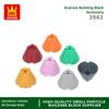 31Pcs/lot 3943Cone 4x4x2 WithAxle Hole Block Moc Colour Accessories Matches with Brick DIY Children's Toy Building Assembly Parts
