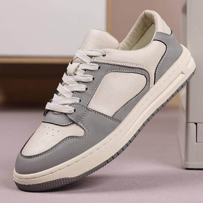 

Fashion Classic Male Comfortable Casual Shoe Hot Sale Mens Leather Sneakers All-match Flats Mens Shoes Breathable Male Skateboard Shoes 44