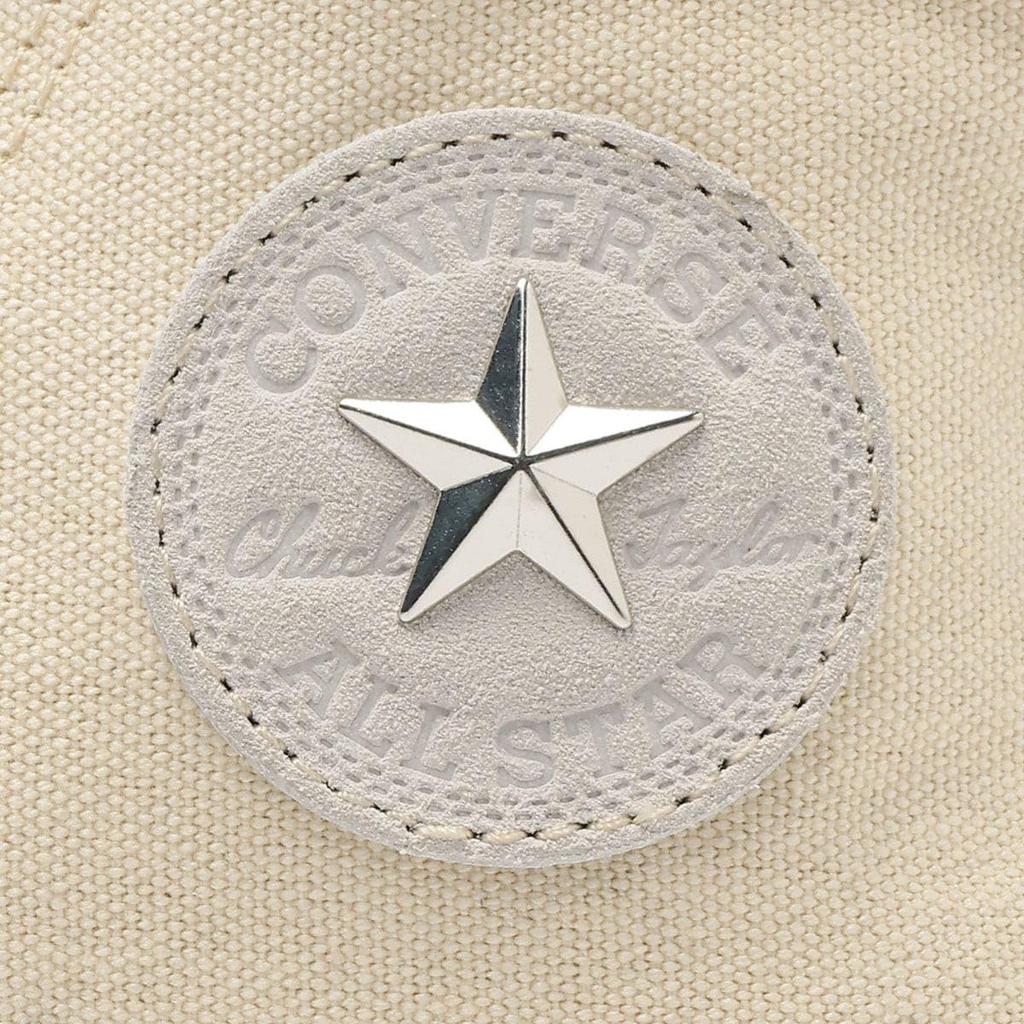 Converse All Star Studs Patch Zip Size Cm Sneakers, Off-White, 24.0