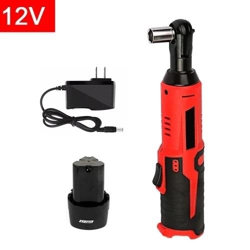 

Electric Wrench 3/8 Angle Ratchet Impact Drill 12V Cordless Electric Screwdriver Remover Screwdriver Auto Repair Tools
