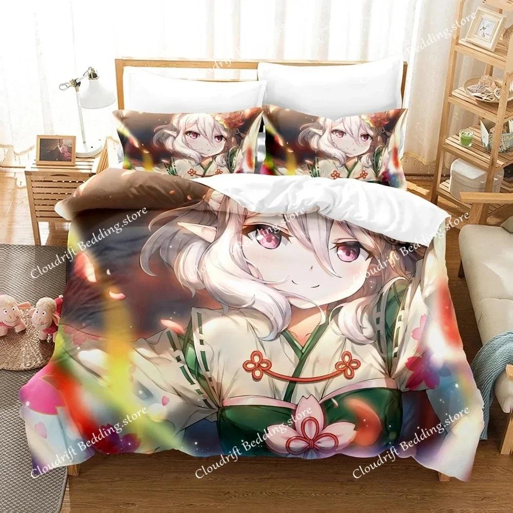 Anime Princess Connect! Re Dive Bedding Set Boys Girls Twin Queen Size Duvet Cover Pillowcase Bed Kids Adult Home Textileextile0