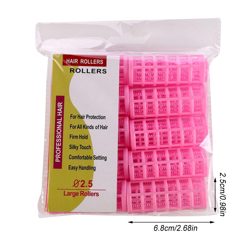 1 Set Hair Curler Bright Color Assorted Colors Hairdressing Hairdress Roller