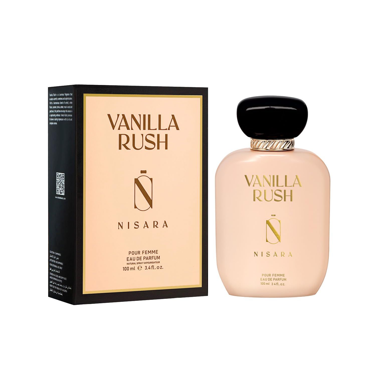 

Nisara Vanilla Rush Гурманский парфюм для женщин 100 мл | Стойкая парфюмерная вода 100ML