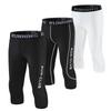 Men's Quick-Dry 7/8 Fitness Tights Sports Base Layer