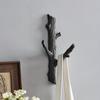 1PC Wall-Mounted Sturdy American Rustic Branch Multi-Functional Decor Artistic Vintage Space-Saving Coat Rack Heavy-Duty 19.3x10cm