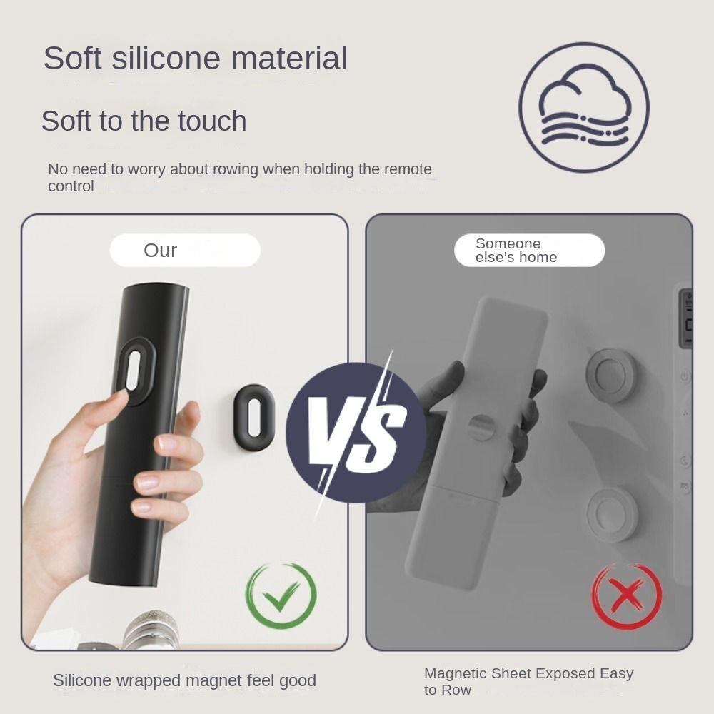 2Pcs/Set Self-Adhesive Magnetic Absorption Nanopatch  for TV Remote Controls