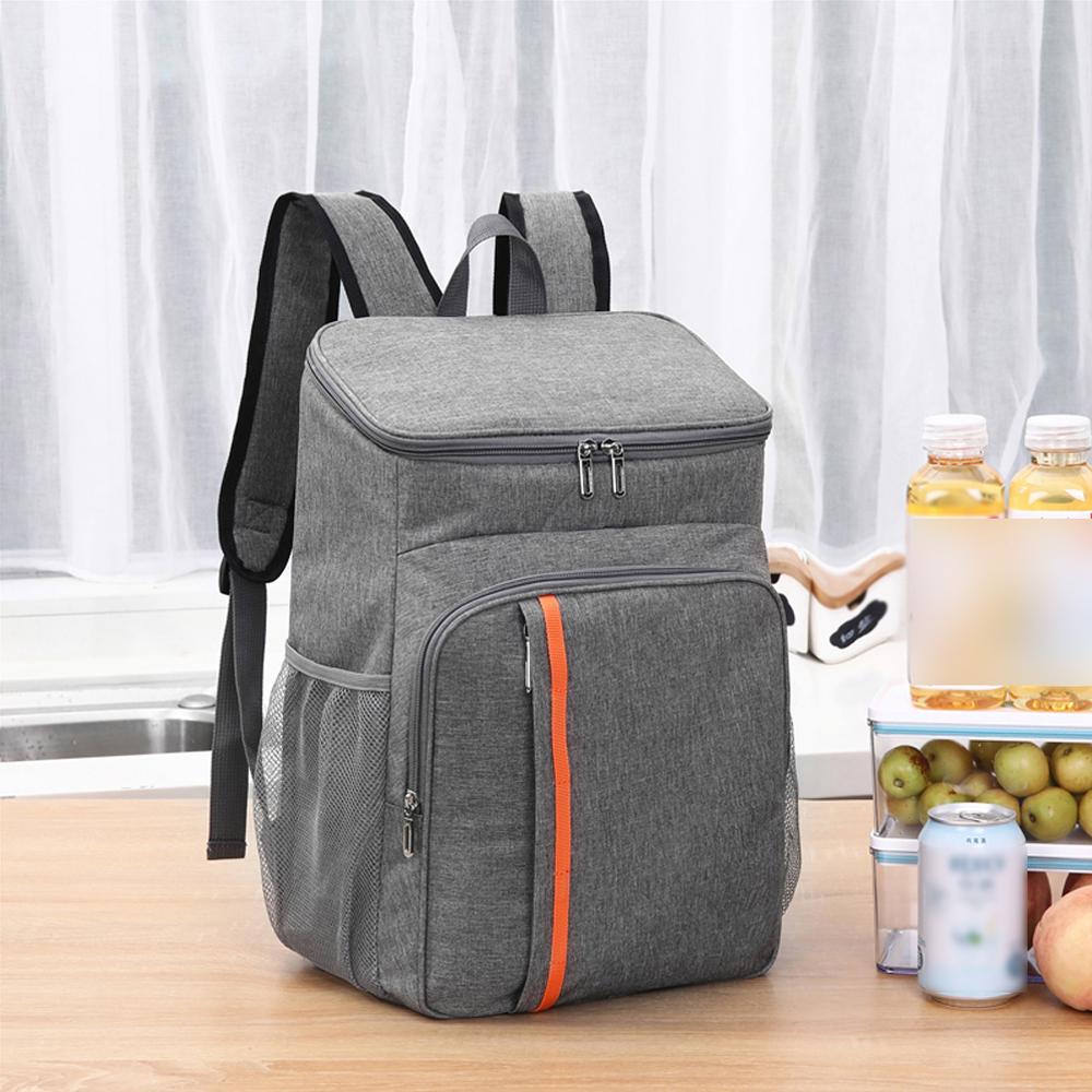 18L Große Kapazität   Auslaufsicherer Lunch-Rucksack Thermisch Große Picknick-Kühl- und Warmhalte-Isolierertasche Outdoor-Aufbewahrung für Speisen und Getränke Umhängetasche