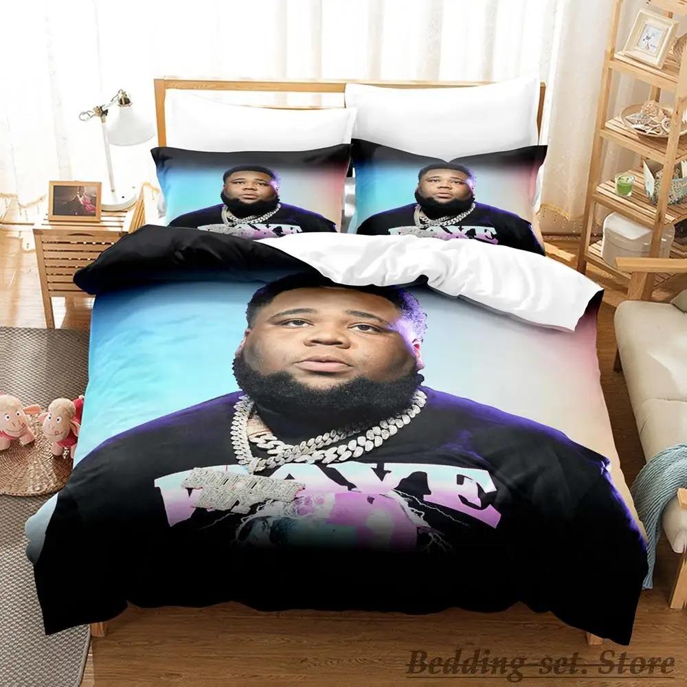 Popular Rod Wave Bedding Set Single Twin Full Queen King Size Bed Set Adult Kid Bedroom Duvetcover Sets Anime Parure De Lit Bed