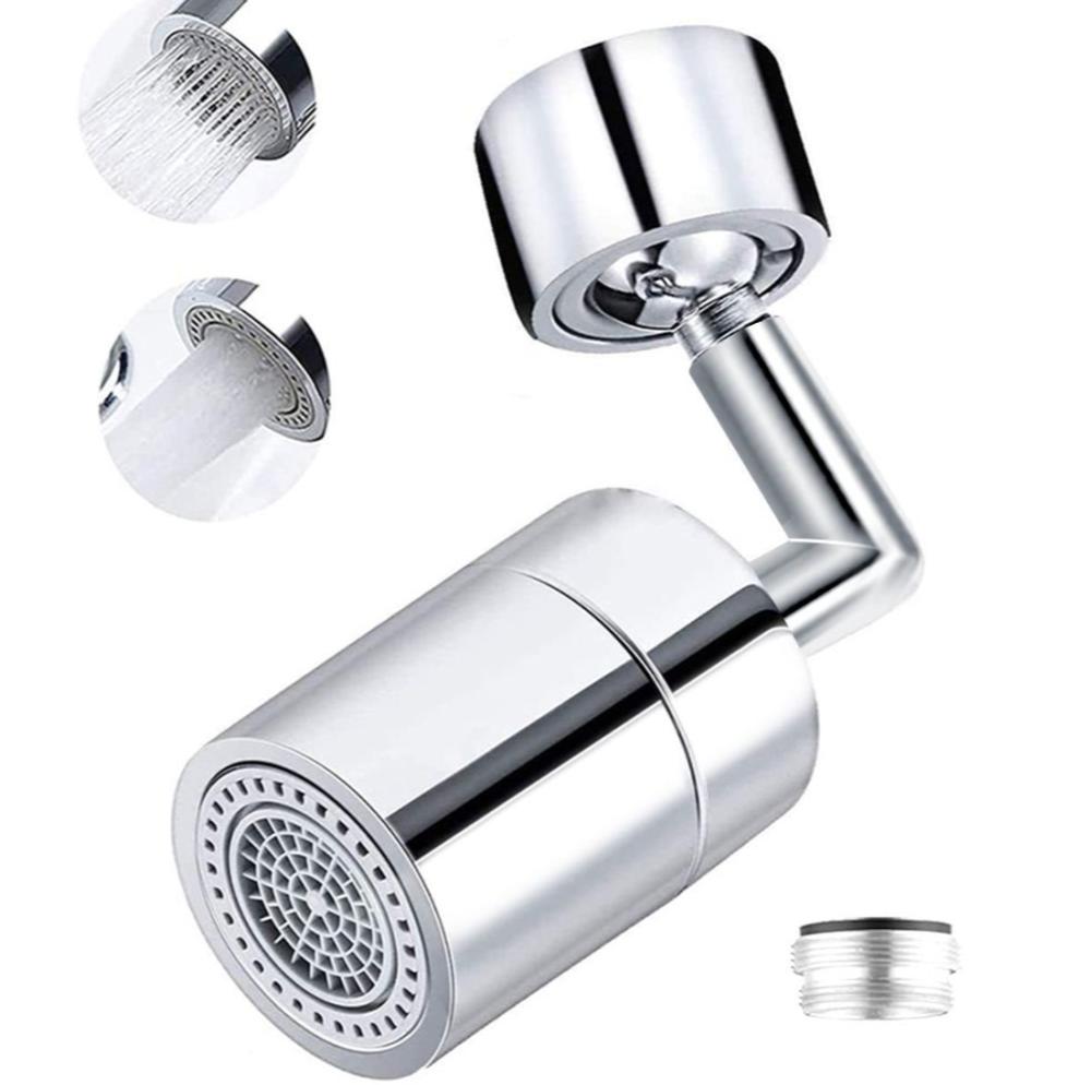720° Universal Rotation Faucet Extender Dual Mode Sprayer Head Kitchen Robot Arm Extension Taps Bathroom Swivel Faucet