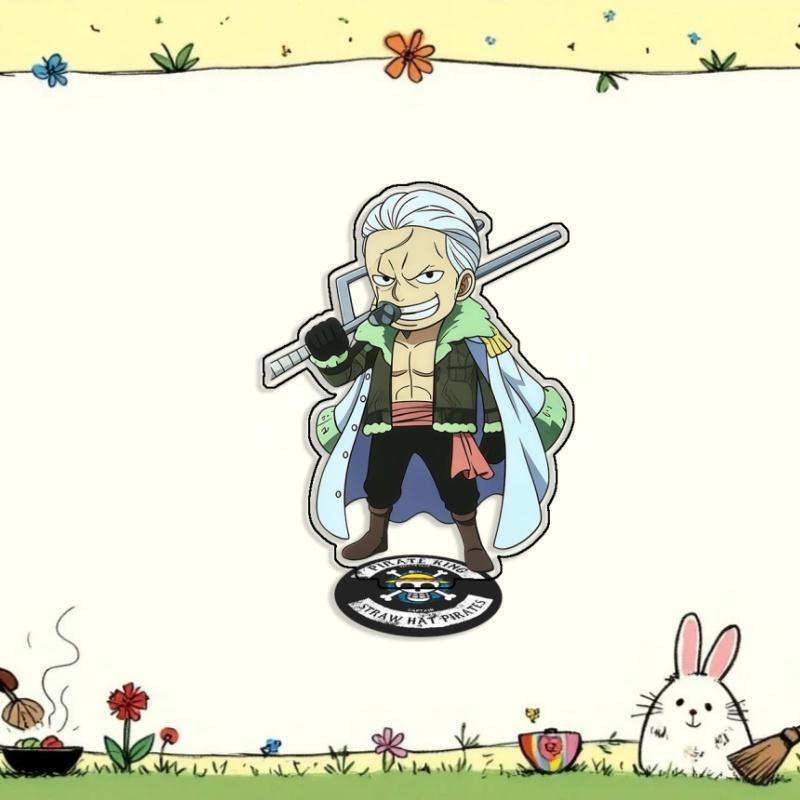 Standing Sign for OPCG OP Buggy Sabo Boa Hancock Smoker Self Made Cartoon Anime Game Desktop Decoration Toy Fans Gift 15cm