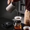 European Gooseneck Electric Kettle - 304 Stainless Steel Pour-over Coffee Pot with Long Spout