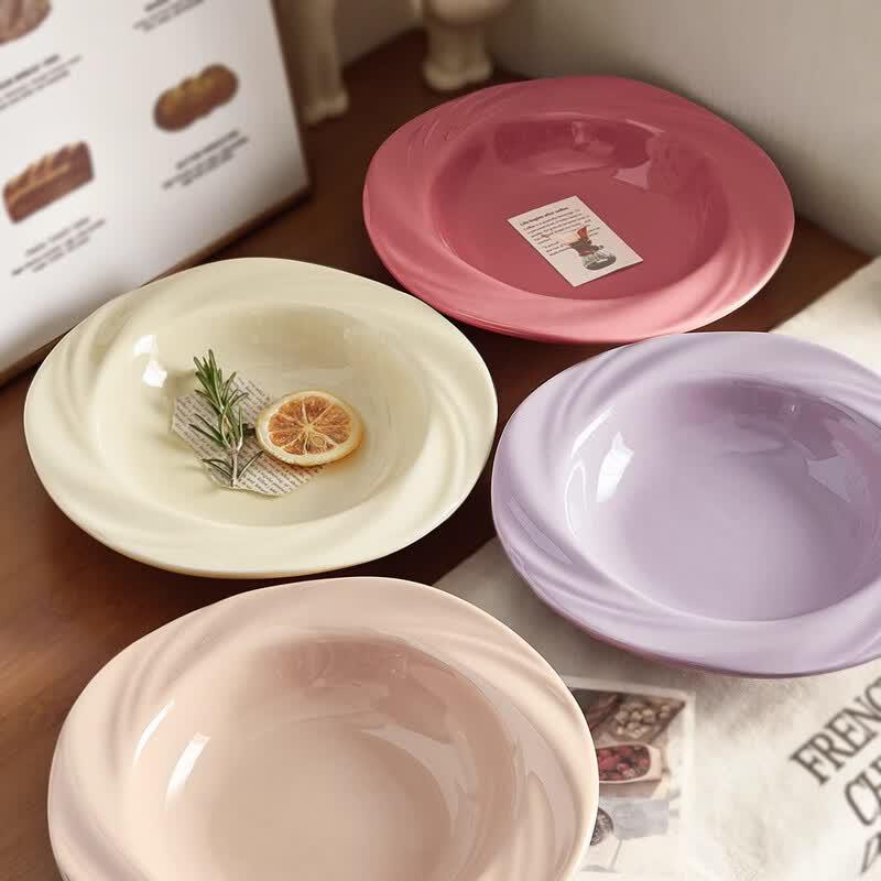 De ou Xingguang Ceramic Dinner  Dessert Plate Set