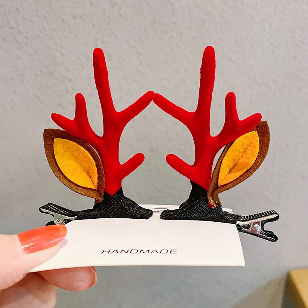 Christmas Antler Hair Clip Headdress  Clip Cute Hair Accessories