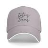 Totus Tuus Black Thin Cursive Baseball Cap birthday New Hat Caps For Unisex Womens