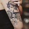 Geisha Giapponese, Durata 1-2 Settimane Impermeabile, Adesivi Tatuaggi Temporanei, Tatuaggi Finti Realistici Semi-Permanenti per Braccio.
