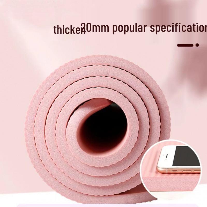 Thickened Non-Slip Yoga Mat for Beginners - Extended Size for Men and Women