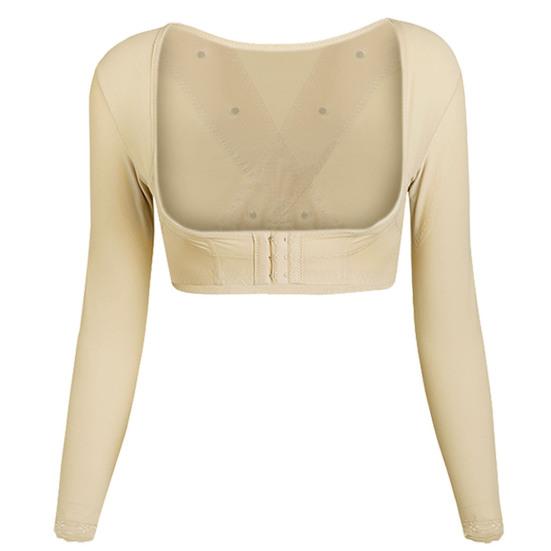Women Shapewear High Elasticity Bust Lifting Adjustable Short/Long Sleeve/Sleeveless Body Shaper for Daily Wear