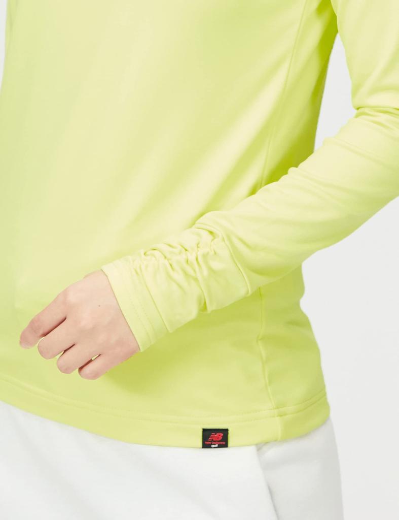 Golf Long Sleeve Mock Neck Shirt Heat Sweat Quick 0 [New Balance] (ARCH Retention, Absorbent, Drying, Lightweight, Stretch) / Women's / 012-2267505