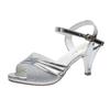 Summer High Heels Sandals Women Heeled Shoes Peep toe Fashion Brand Women Sandals Casual Lady Heels 6cm Gold Silver