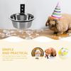Foldable Hanging Pet Bowl 6/8inch Pet Feeder Container Universal Cat Food Water Bowl  Home