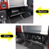 For Toyota FJ Cruiser 2007- ABS Black Glove Box Dividers Organizer ert Box Secondary Storage Car Accessories