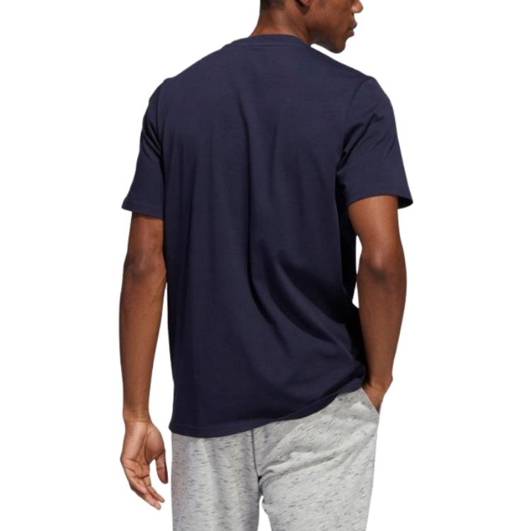 Adidas T Shirts Men's Legend Ink Crew Neck Moderate Straight Fit HK9159