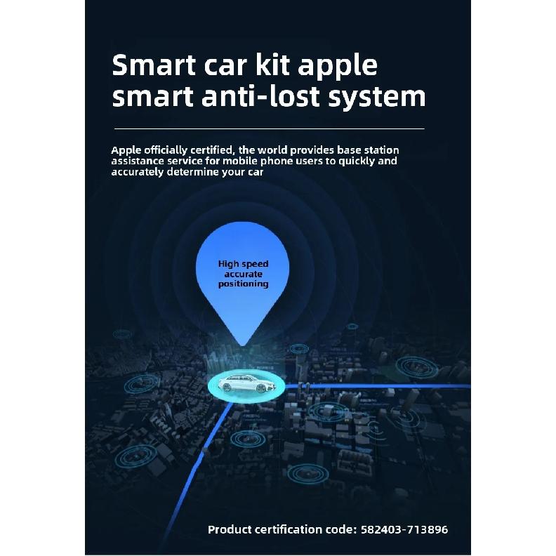 Universal GPS Tracker Car OBD Charger Cigarette Lighter USB Type-C for Auto Iphone Ipad GPS Locator Find My Apple Official App