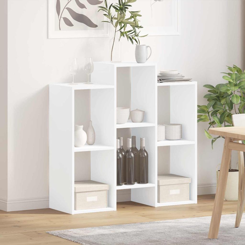 Sideboard In White 90 X 30 X 90 Cm