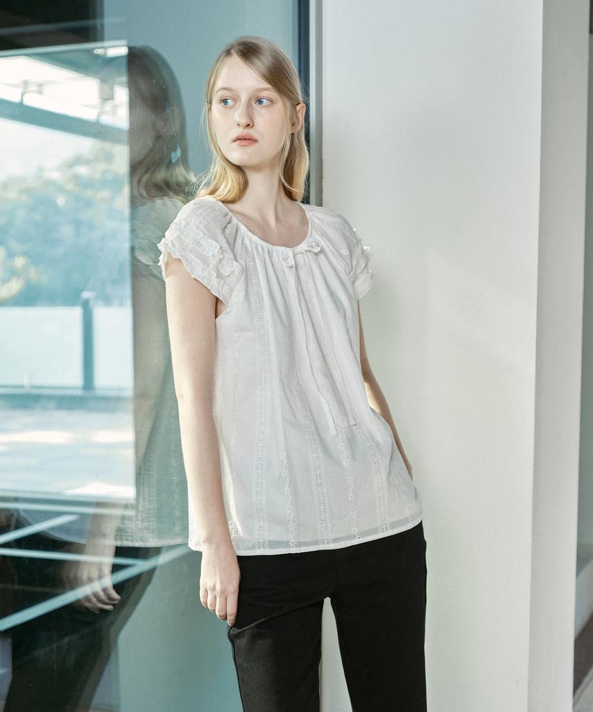 Jucy Judy Flare Lace Blouse J1Bl329J