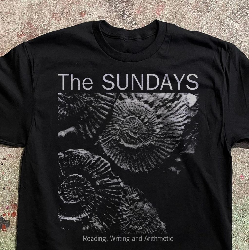 L'Album T-Shirt Lecture Écriture Arithmétique du Dimanche, T-shirt Dream Pop Indie des Années 90