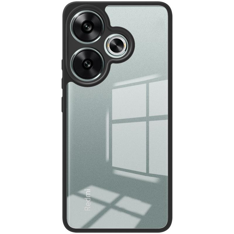 IMAK UX-9A Series for Xiaomi Redmi Turbo 3 5G/Poco F6 5G Case TPU+PC Clear Protective Phone Cover