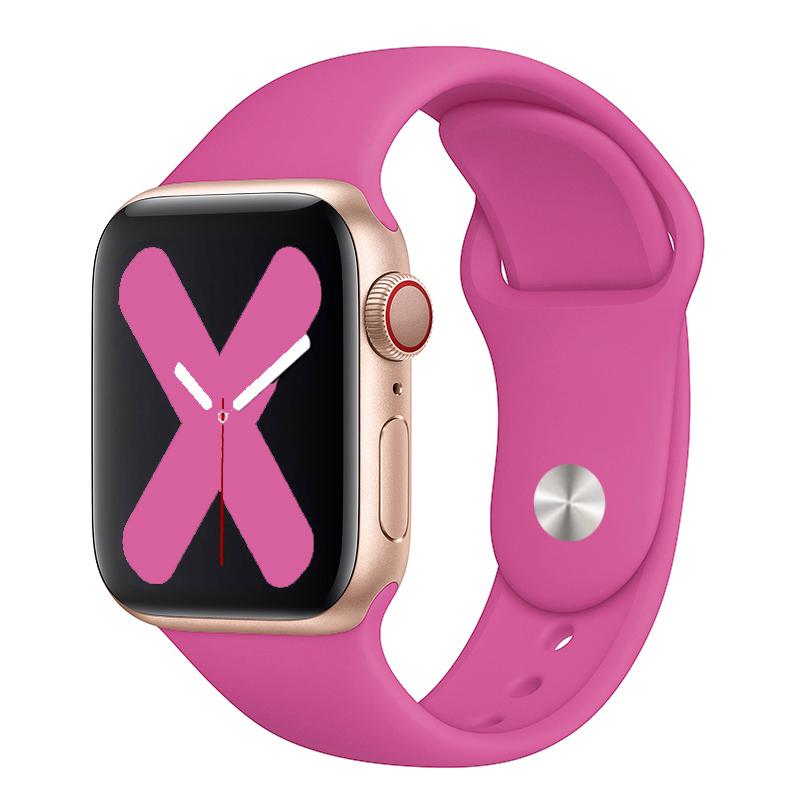 Strap For Apple Watch bands 44mm 45mm 40mm 41mm 42mm 46mm Sport Silicone correa smartwatch Bracelet iWatch Series 10 9 8 11 SE 3