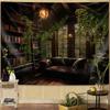 Beach Window Tapestry Wall Hanging Beachy Coastal Ocean Nature Tropical Landscape Scenic Tapestries For Bedroom Living Room Wall