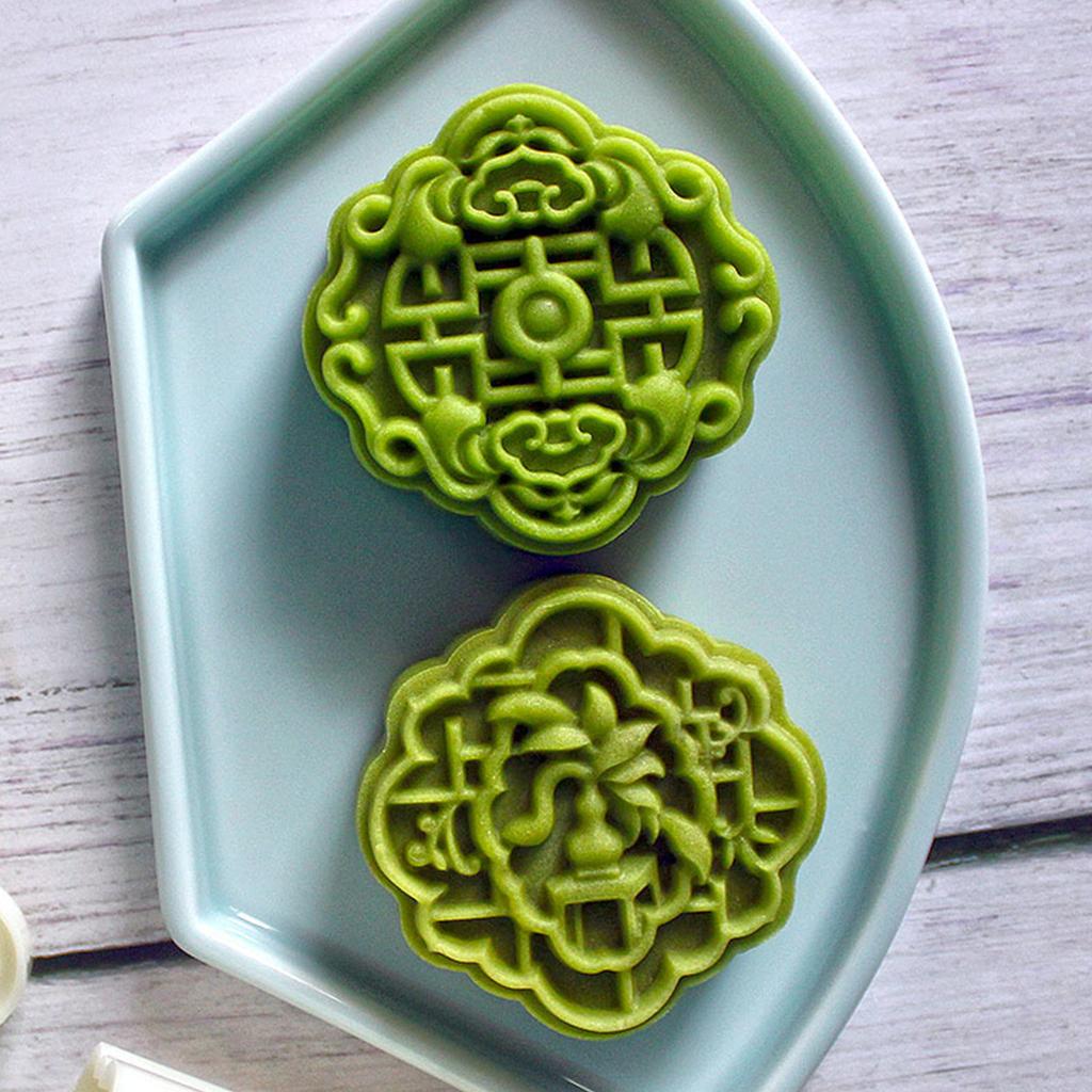 Traditional Moon Cake Molds MidAutumn Festival Moon Cake Maker Cookie Stamps Hand Pressure Moon Cake Bakings Tool
