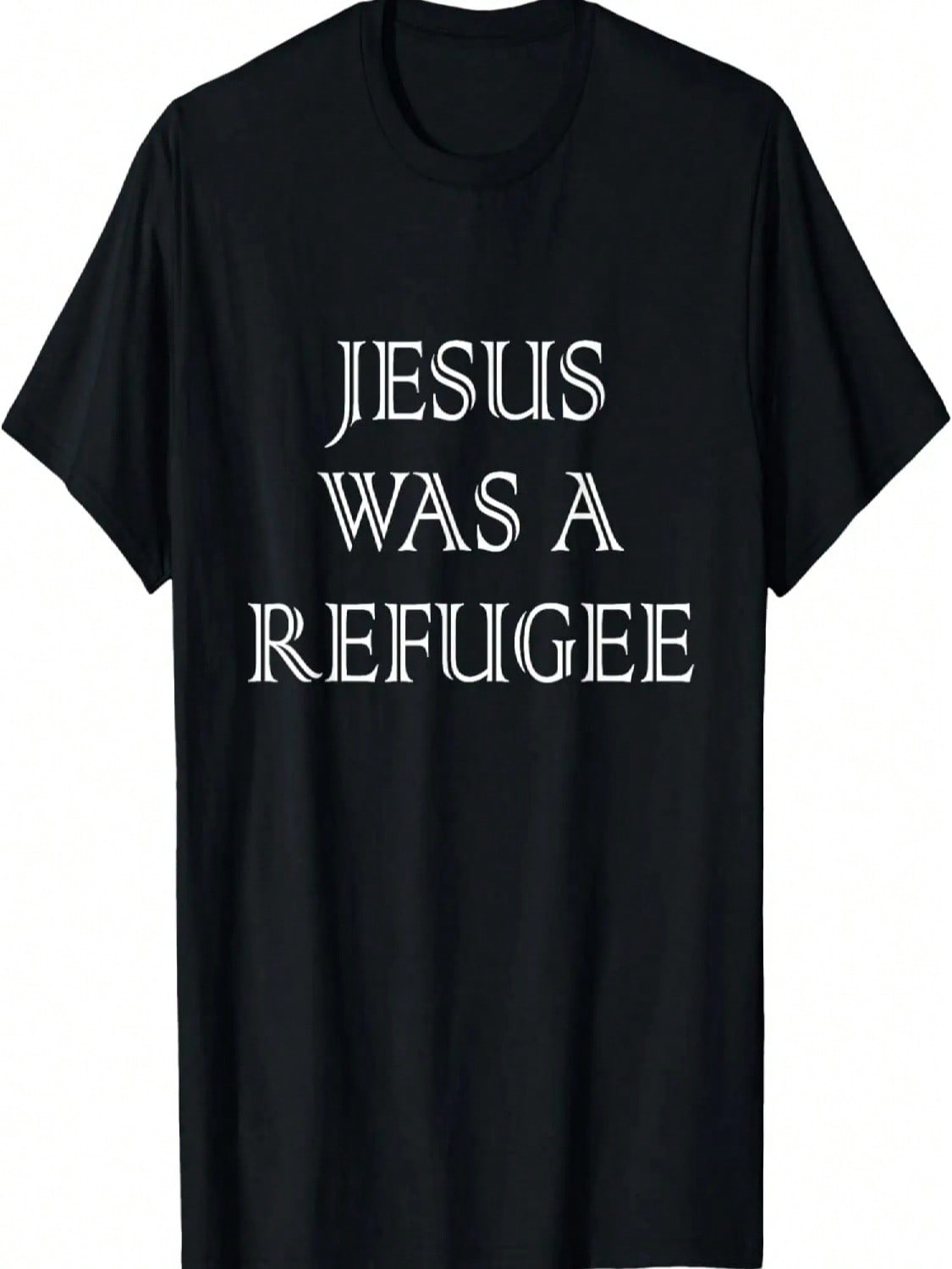 Jesus Was A Refugee Shirt Religious T-Shirt S разноцветный