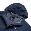 Under Armour Stormproof Ss25 Logo Sports Woven Hooded Long Sleeve Jacket Men Jacket Blue Black 1376066-046